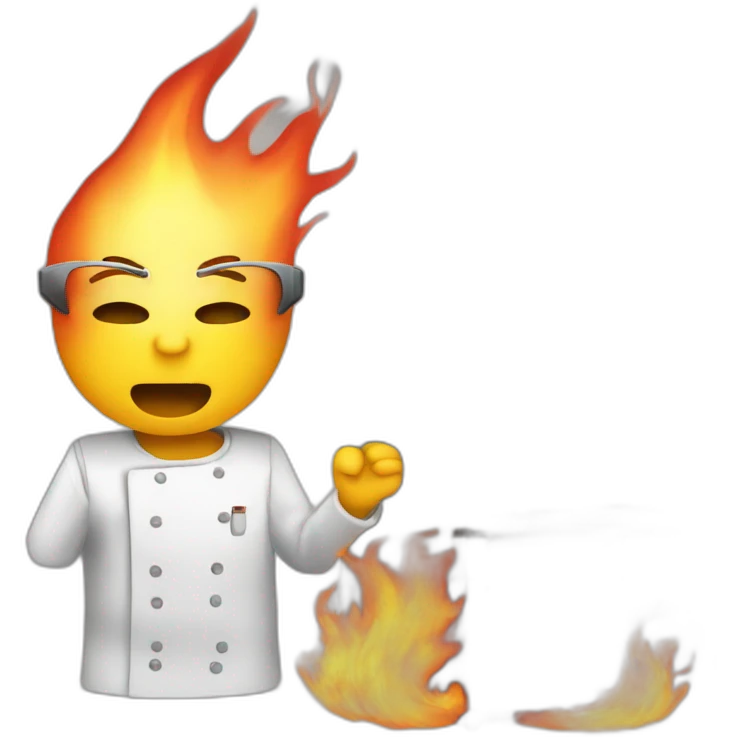 Server on fire emoji