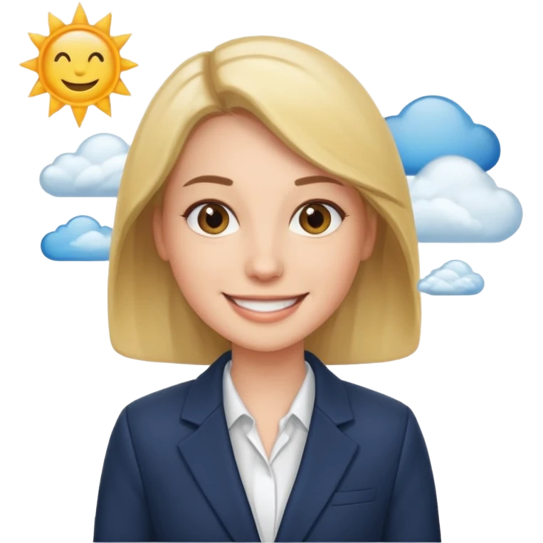 weather-presenter emoji