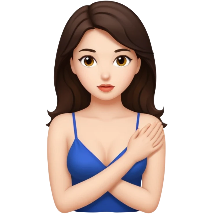 Brunette woman doggy style sex emoji
