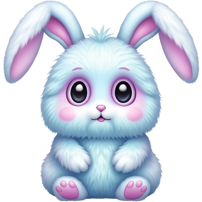 alien kawaiipuffy  fluffy easter bunny  emoji