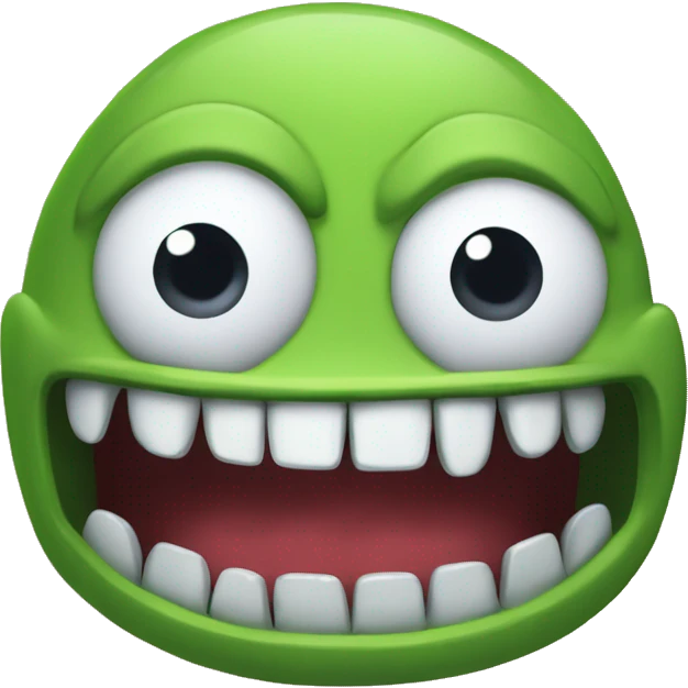 nompy chompy (silly person) emoji
