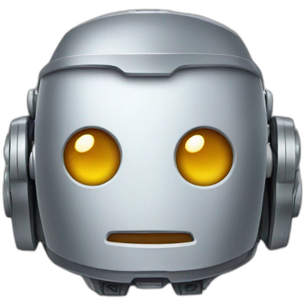 robot face sticker emoji