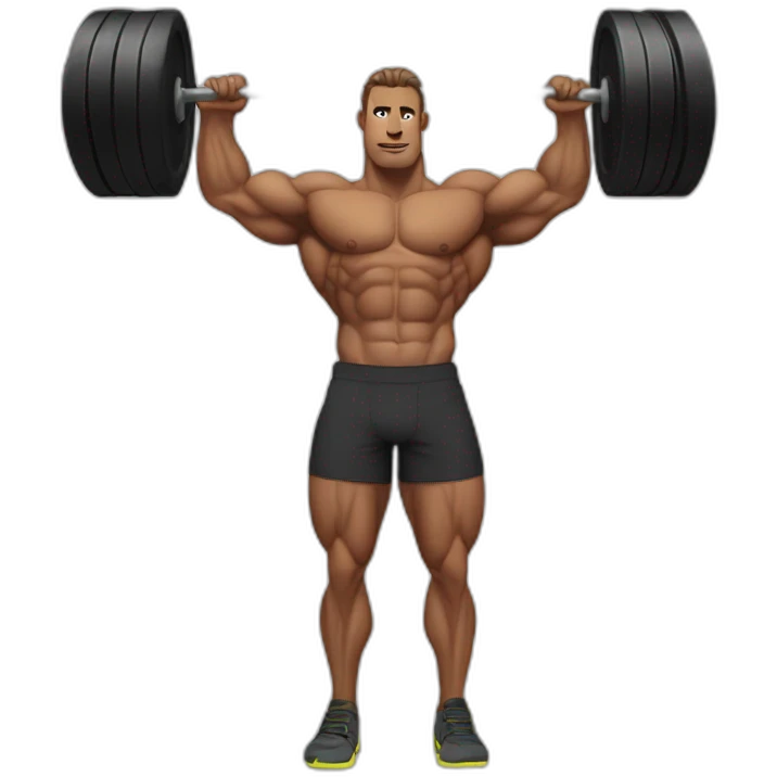 Giga chad musculation abdos emoji