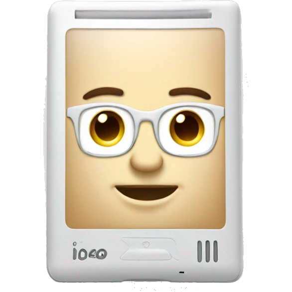 white kobo ereader emoji