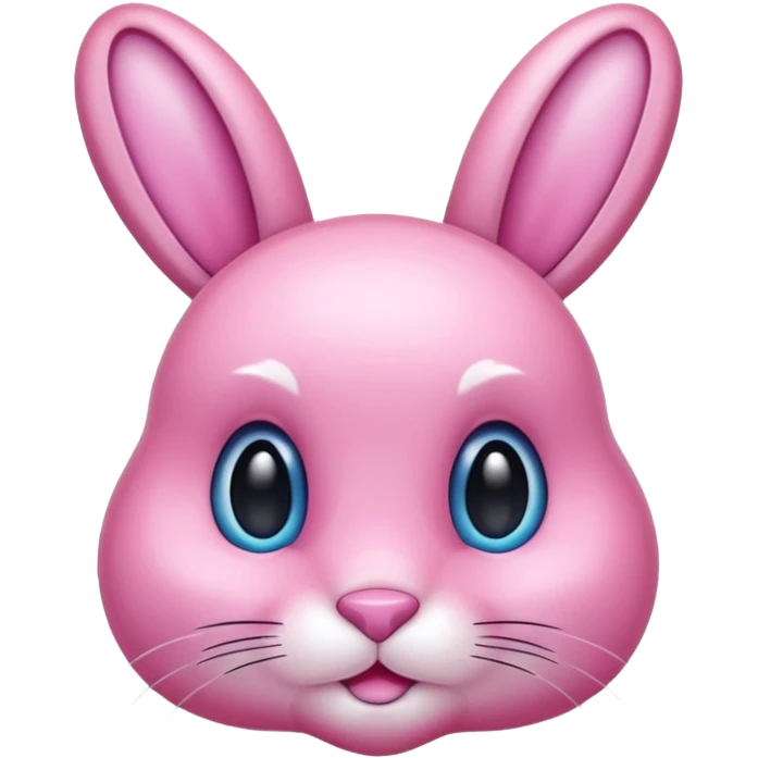  crystallized bunny pink emoji