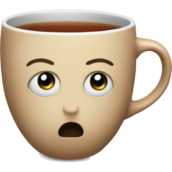 sad tea emoji