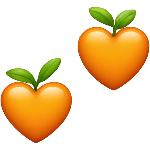 orange heart emoji