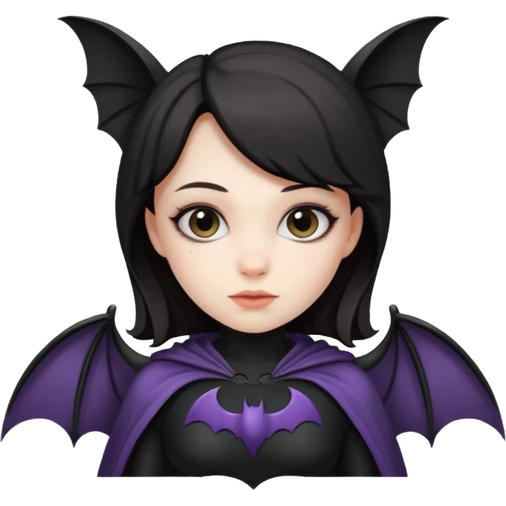 Vampir, Girl, Bat emoji