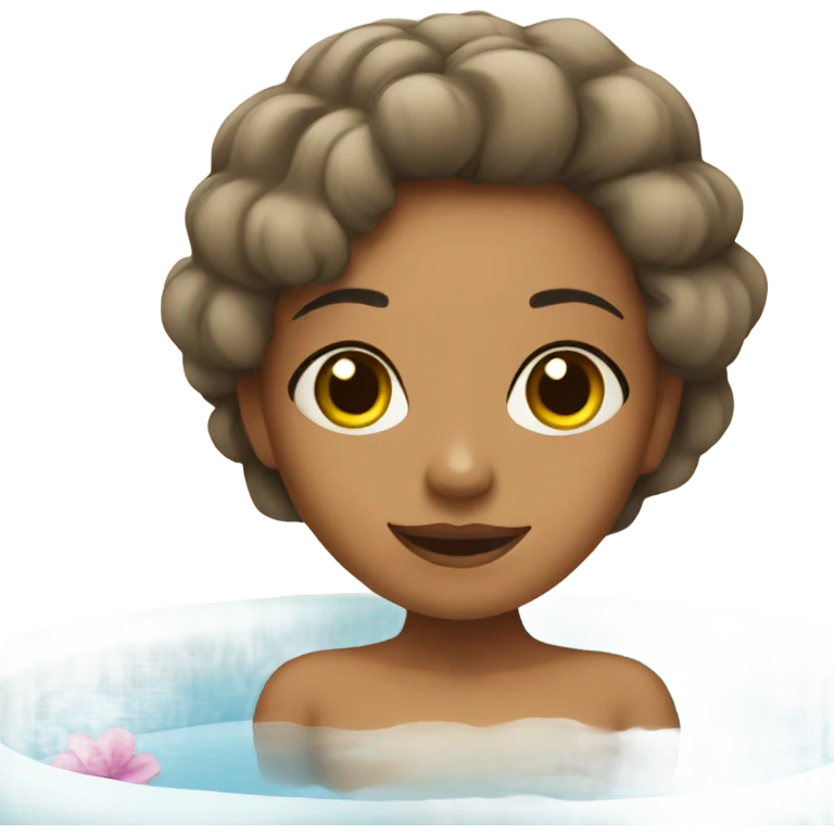 girl in a spa emoji