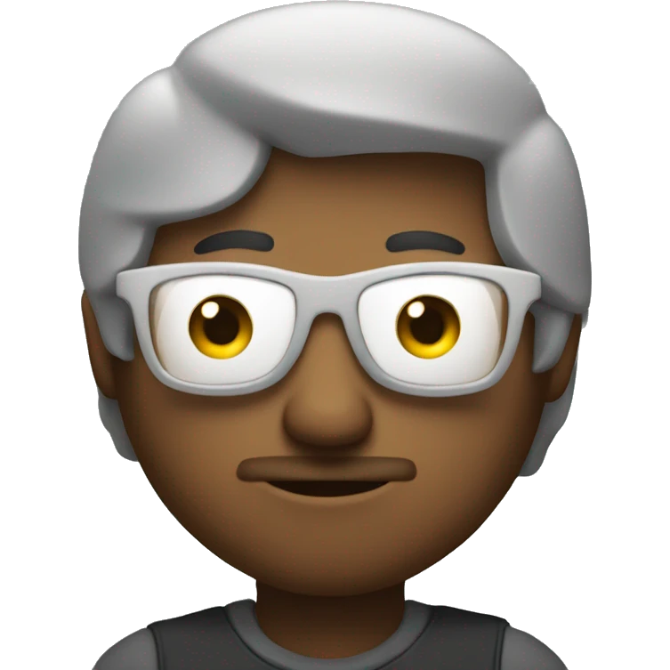 a developer looking from behind a macbook emoji