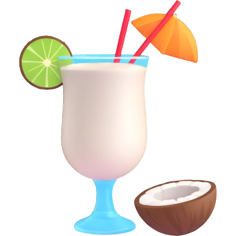 coconut cocktail emoji