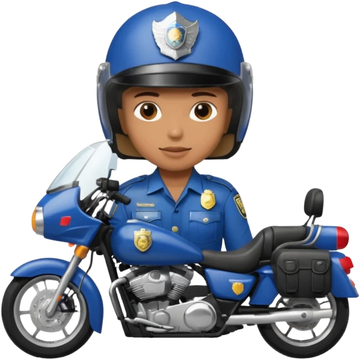 мотоцикл з копами emoji