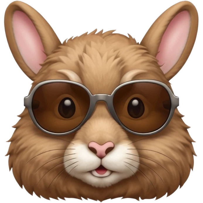 sunglasses rabbit  emoji