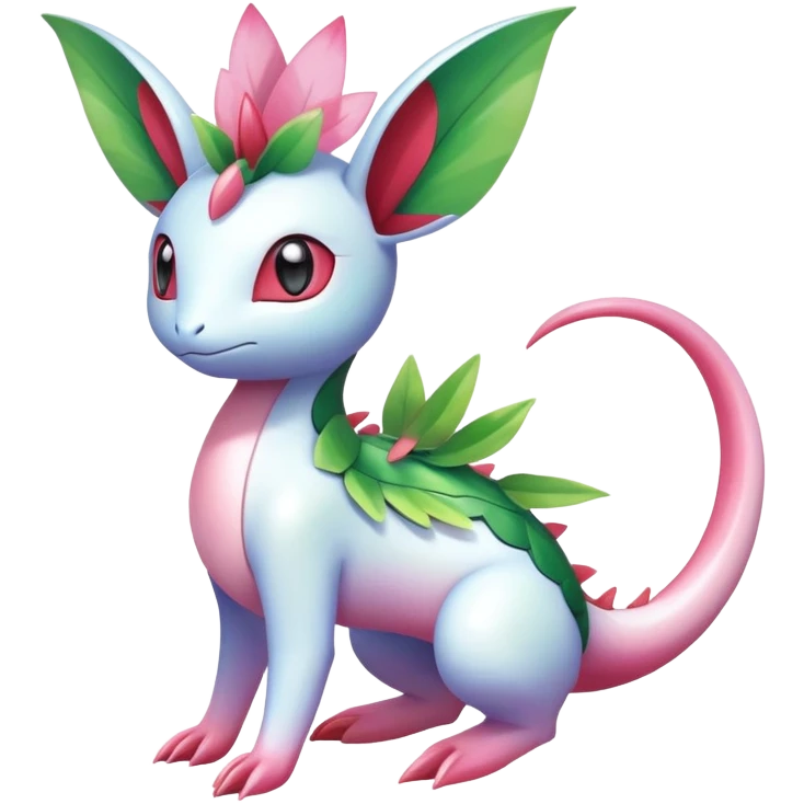 Shiny Exotic Flygon-Sylveon-Shaymin-Meganium-Hybrid-Creature emoji