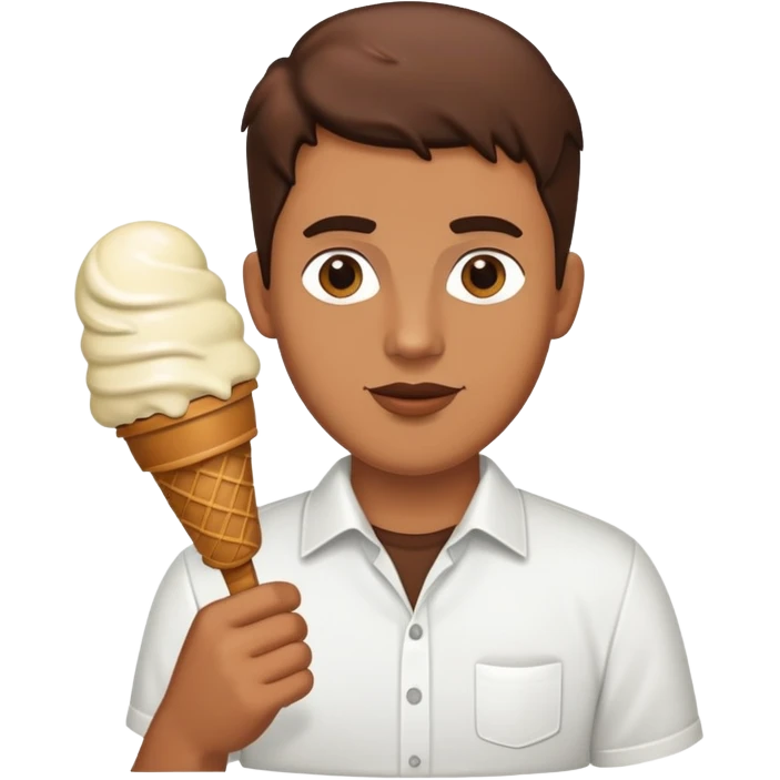 A person as a dilly bar  emoji