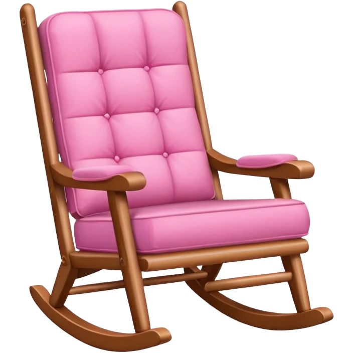 rocking pink chair emoji