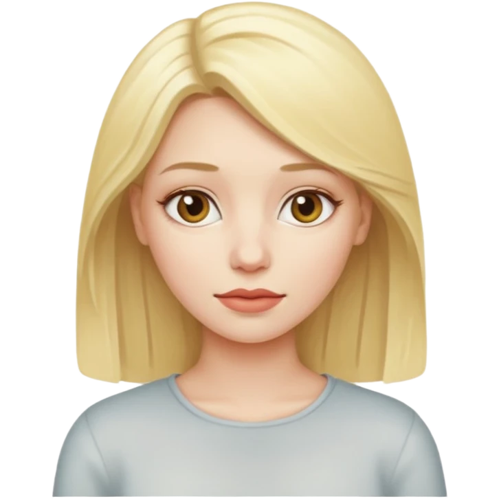 Poor ass blonde woman with no phone  emoji