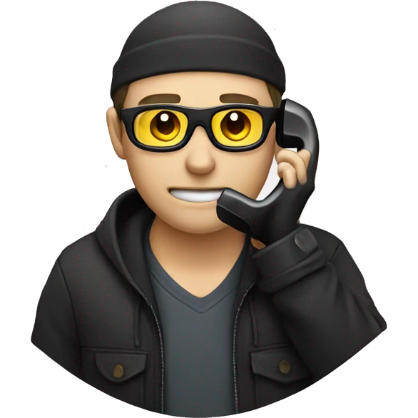 faker thief on the phone emoji