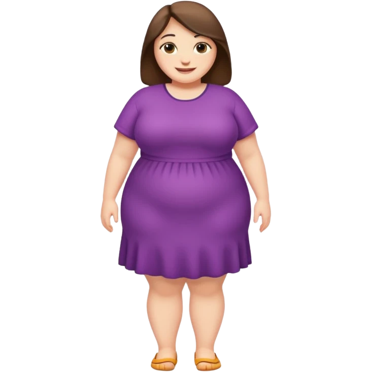 Fatty girl full body emoji