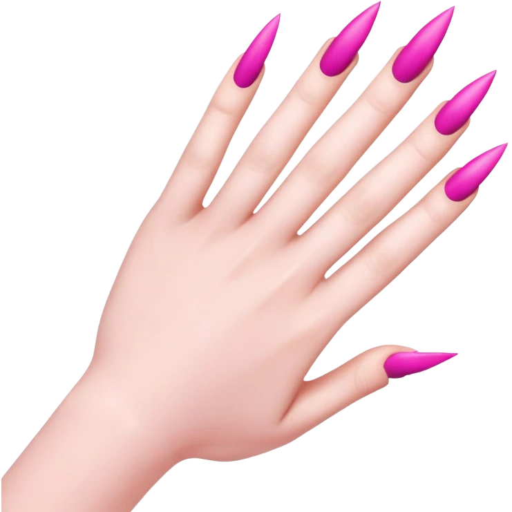 pink gothic nails emoji