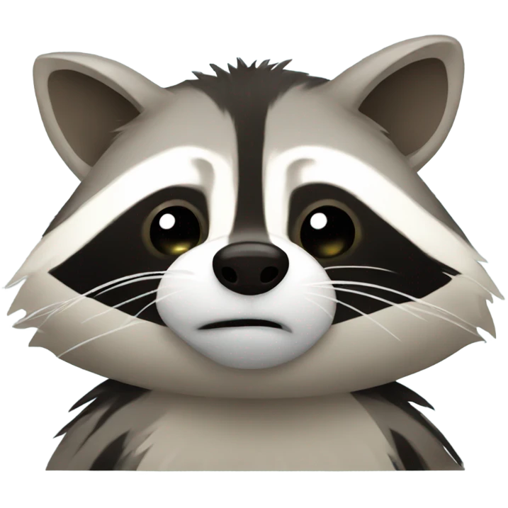 Very sleepy raccoon  emoji