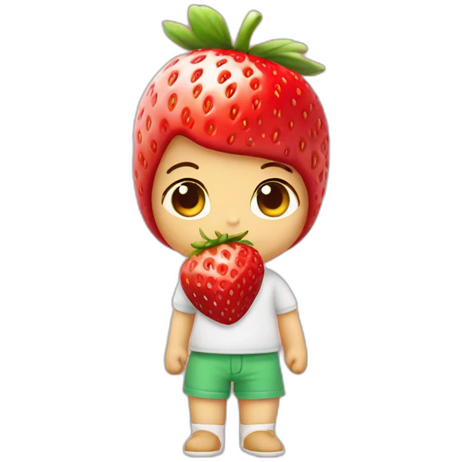 Sonny angel strawberry emoji