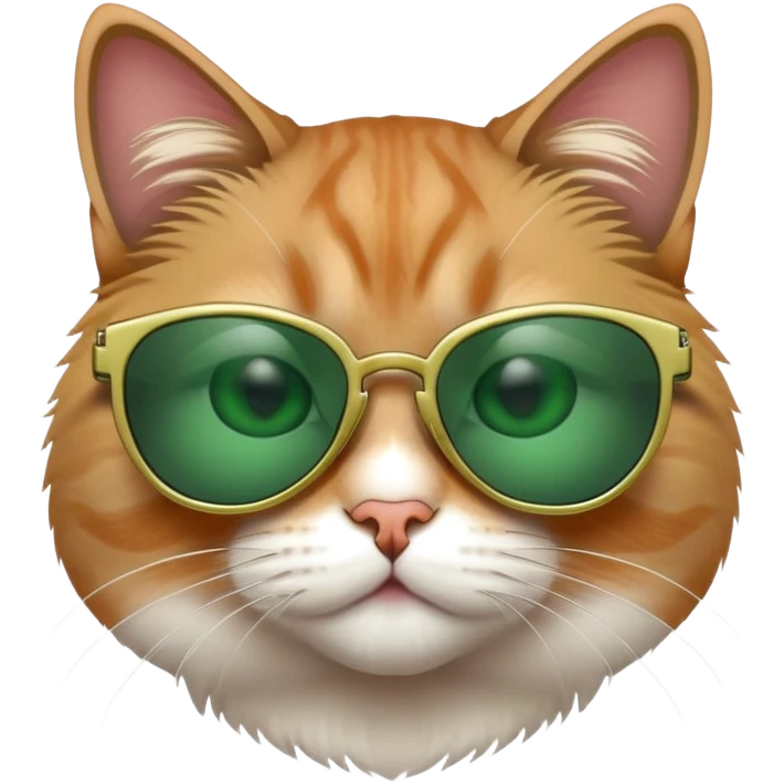Cat wearing sunglasses emoji