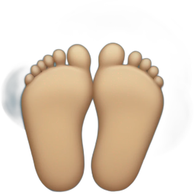 big feet emoji