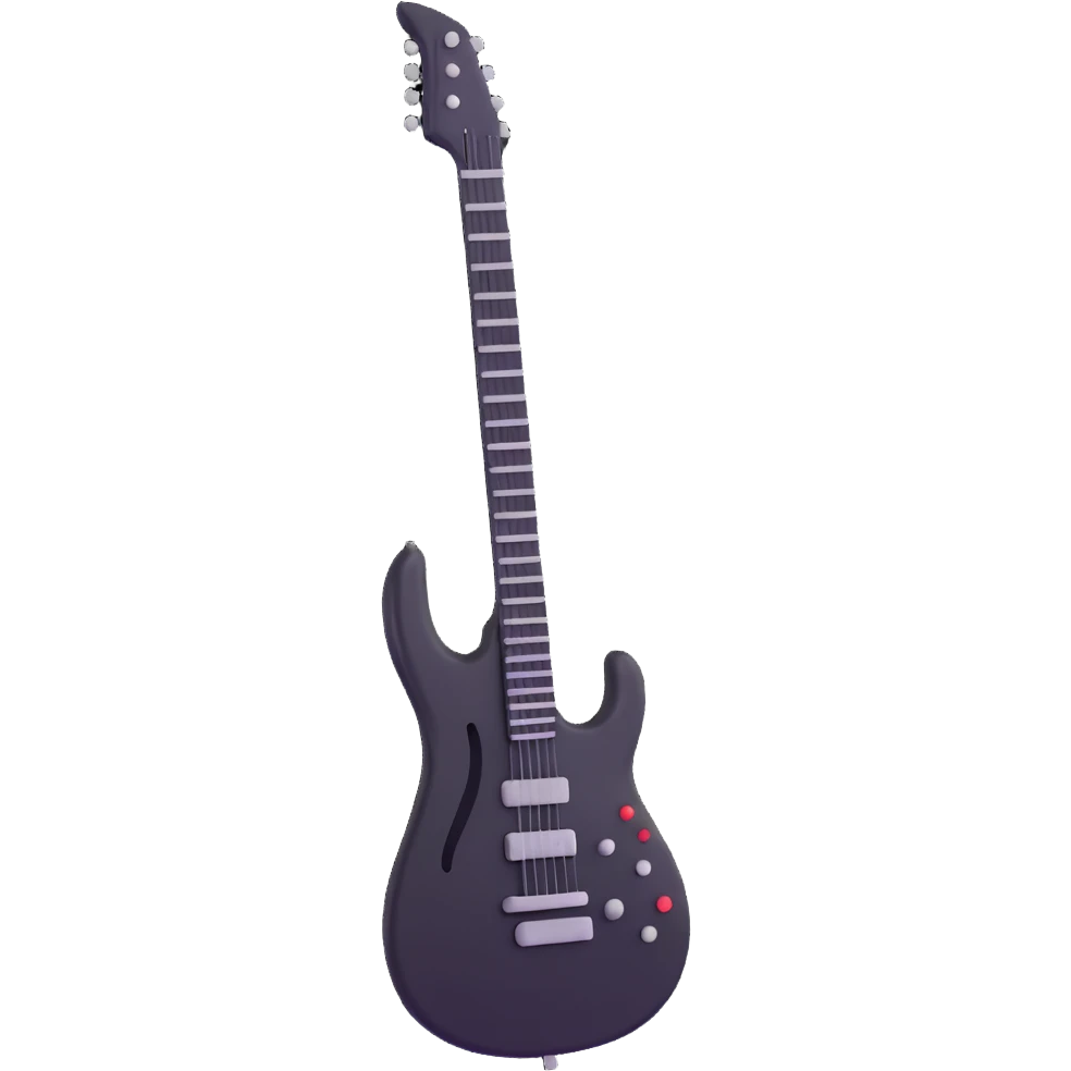 futuristic synthesizer guitar emoji