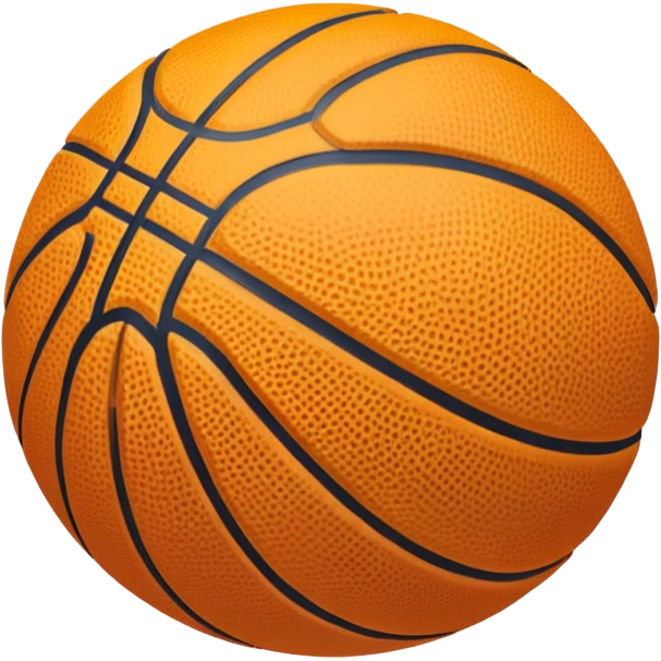 Yellow basketball  emoji