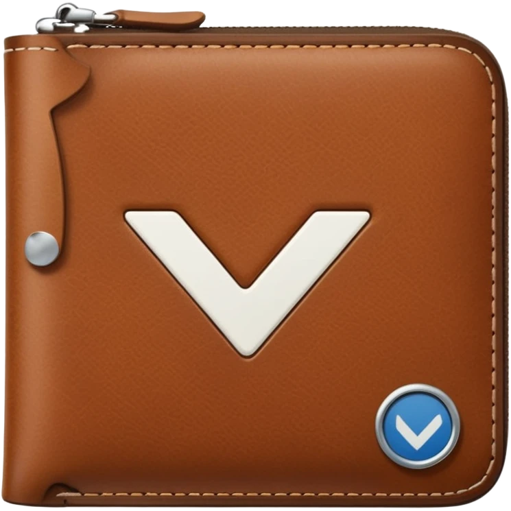 wallet with a check mark emoji