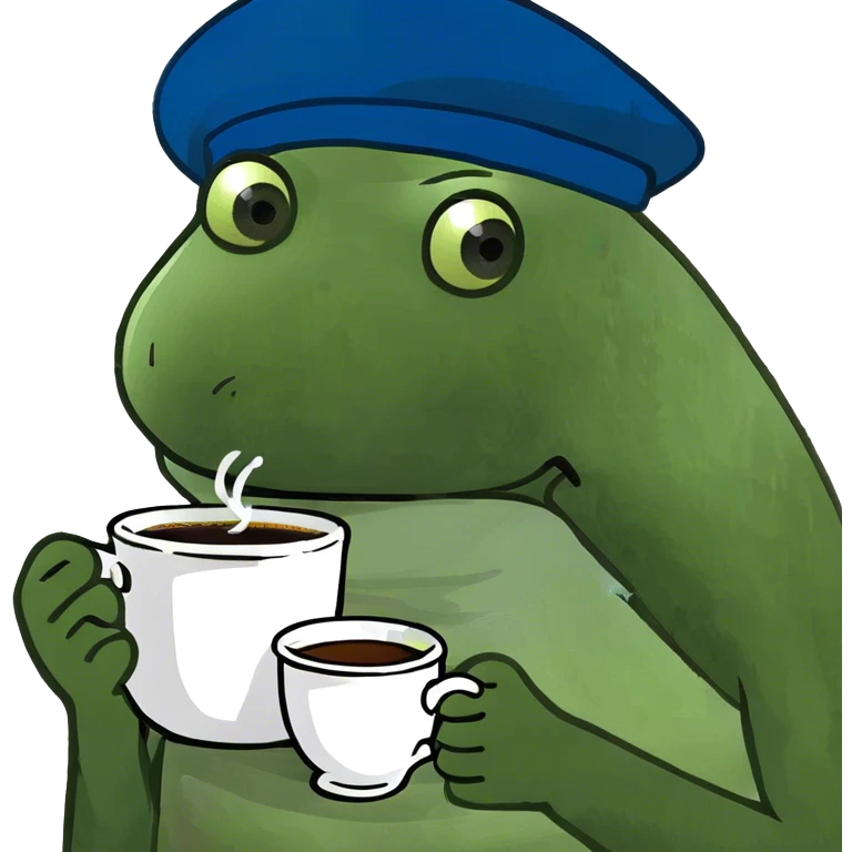 Sipping coffee emoji