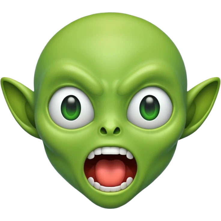 alien  shout emoji