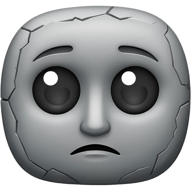do  stone one without face  emoji