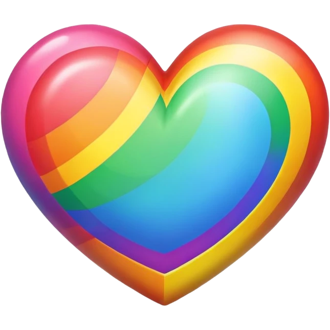 rainbow heart emoji