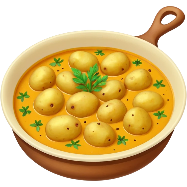 Potato curry emoji