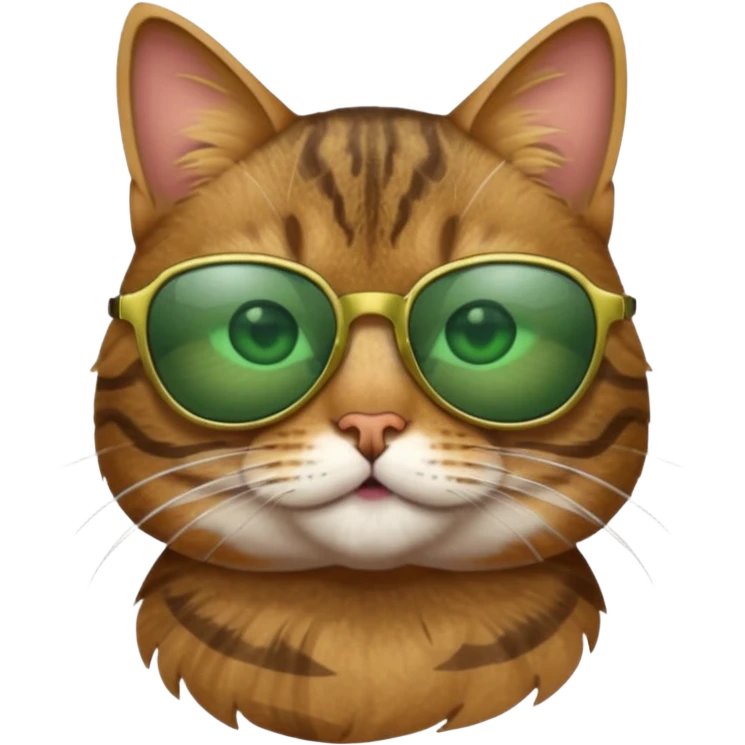 Cat wearing sunglasses emoji