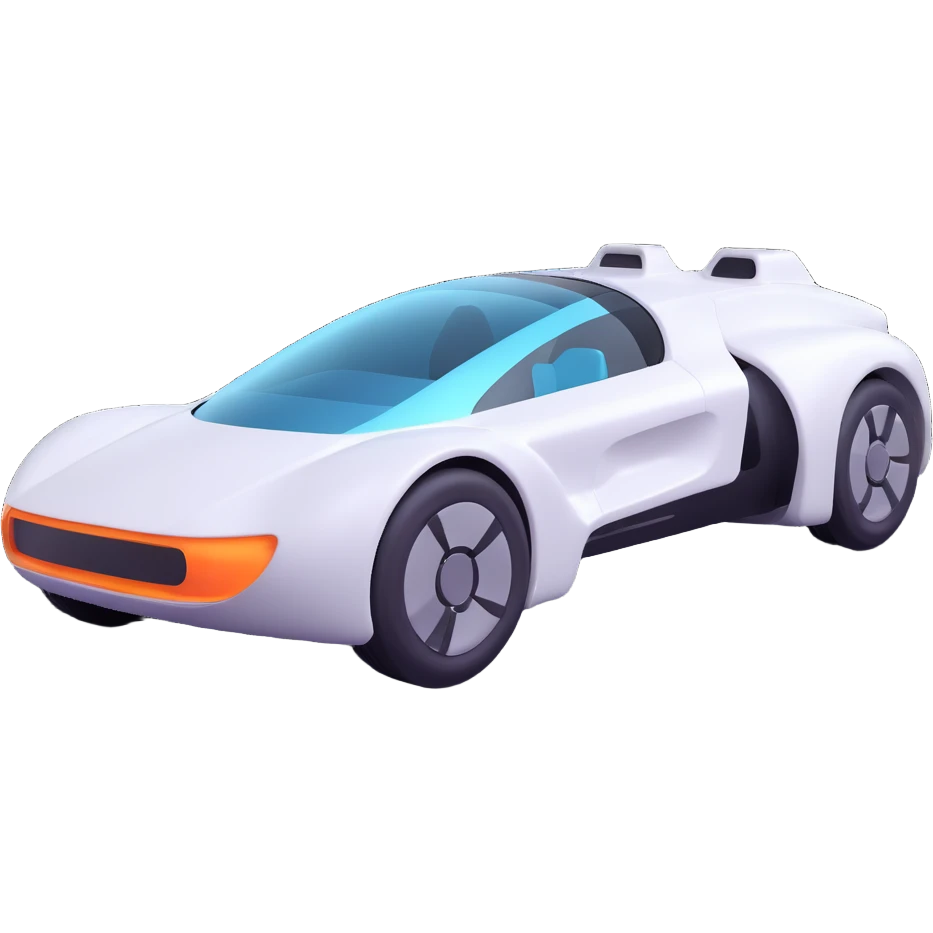 futuristic car emoji