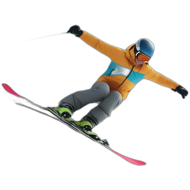 Ski flip emoji