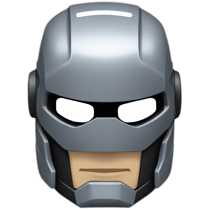 Robocop head emoji