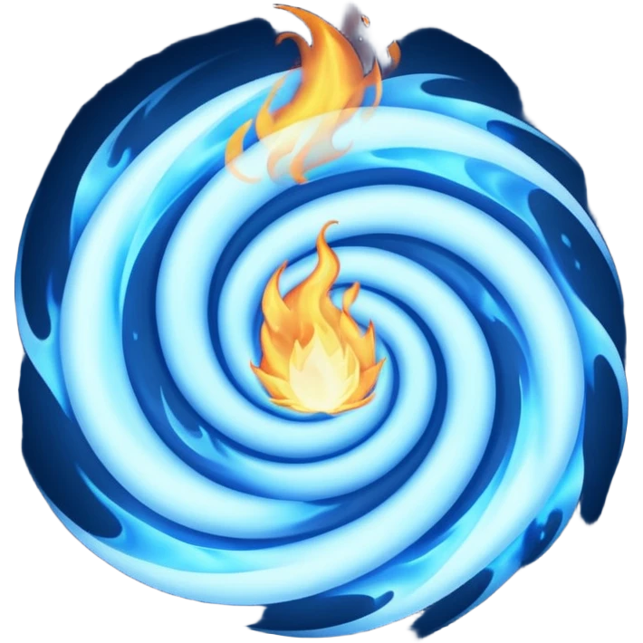blue fire emoji