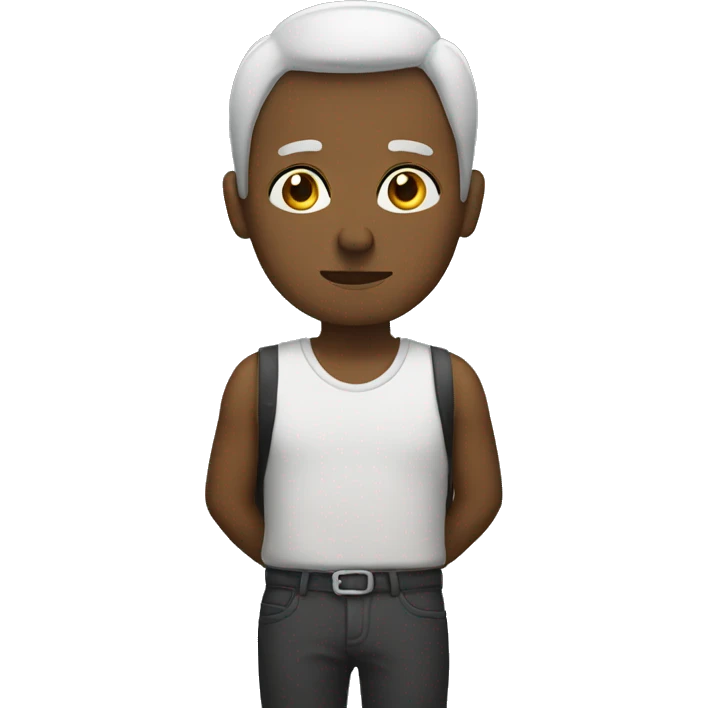 Person waiting patiently emoji