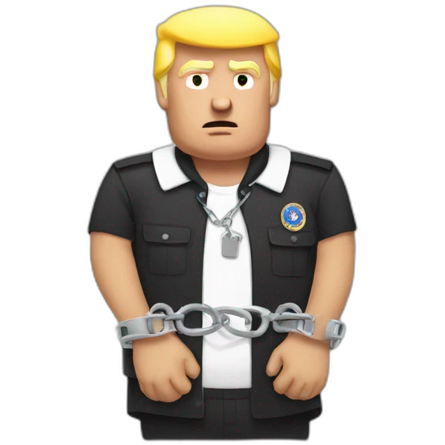 trump-in-handcuffs emoji