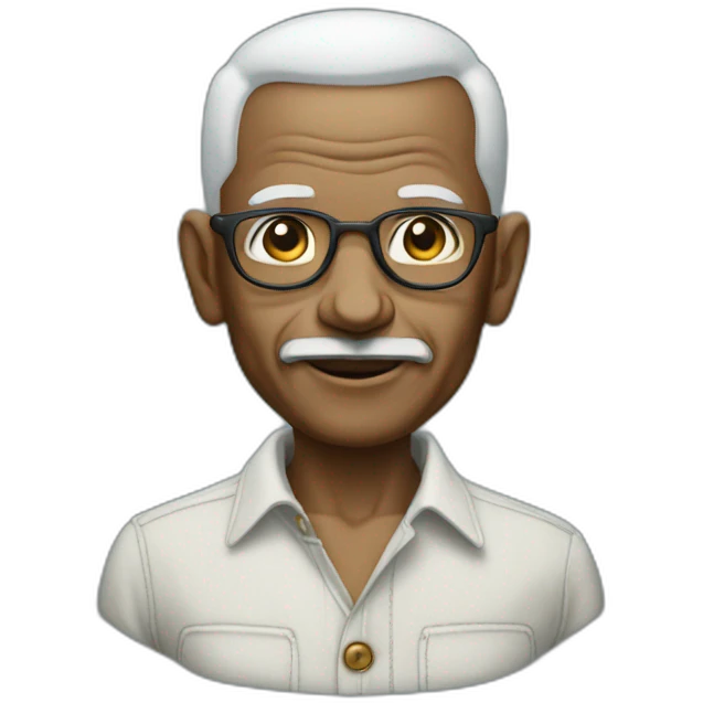 Ghandi wearing jeans emoji