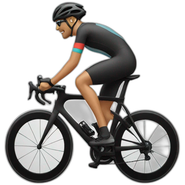 Fast cyclist emoji