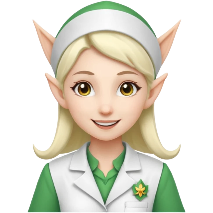 elf nurse emoji