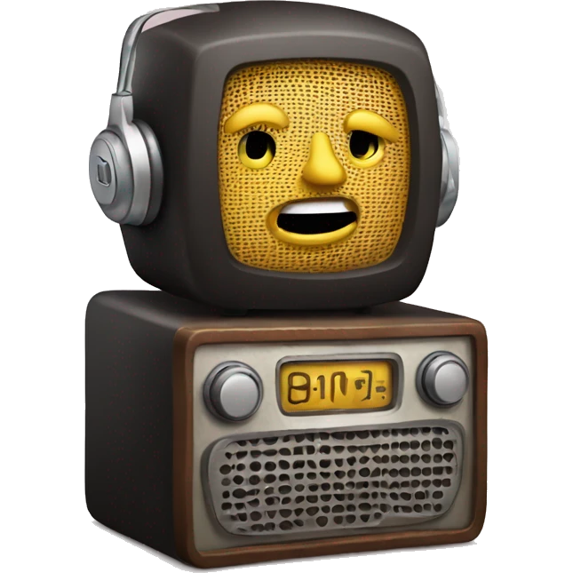 Fun radio emoji