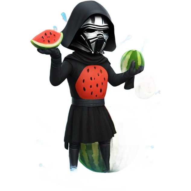 Kylo ren juggling water melons emoji