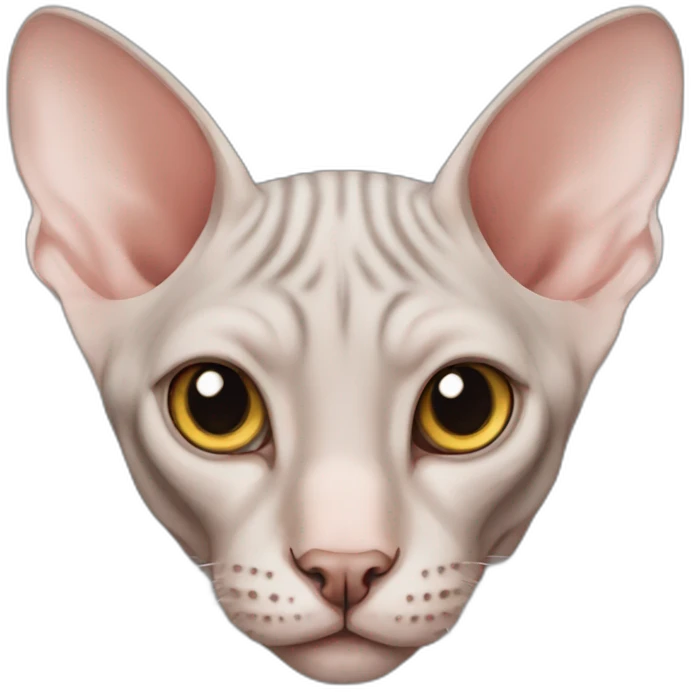 Canadian Sphynx cat emoji