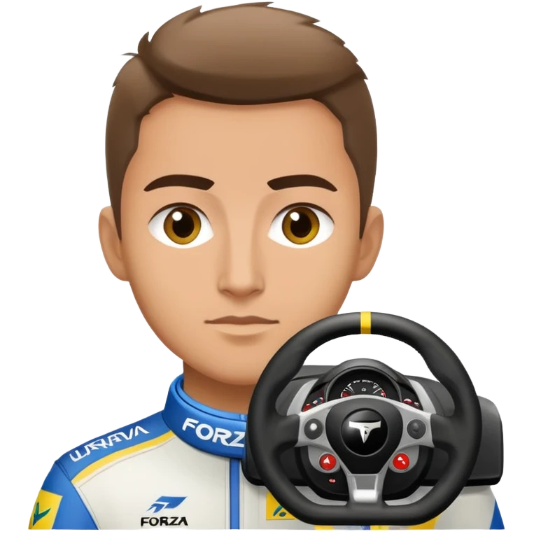 Forza motorsport player from Ukraine emoji
